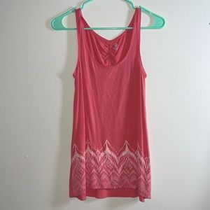 Gaiam pink flow tank top yoga